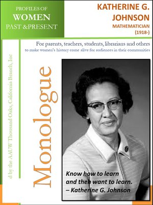 cover image of Profiles of Women Past & Present –Katherine G. Johnson, Mathematician (1918-)